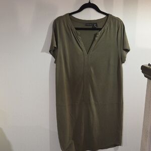 Tahari Olive Green Dress